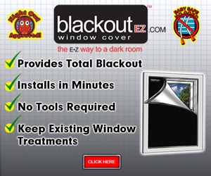 Blackout EZ Window Cover Banner 300 x 250