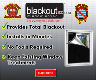 Blackout EZ Window Cover Banner 336 x 280